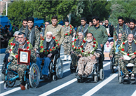 شهادت مزد ۳۳ سال جانبازی حاج حسین بود