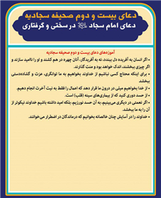 دعاى امام سجاد علیه السلام در سختى و گرفتارى